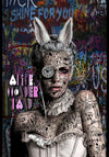 Graffiti Alice Wonderland décoration d'intérieur, digital art,impression giclee, art numérique.